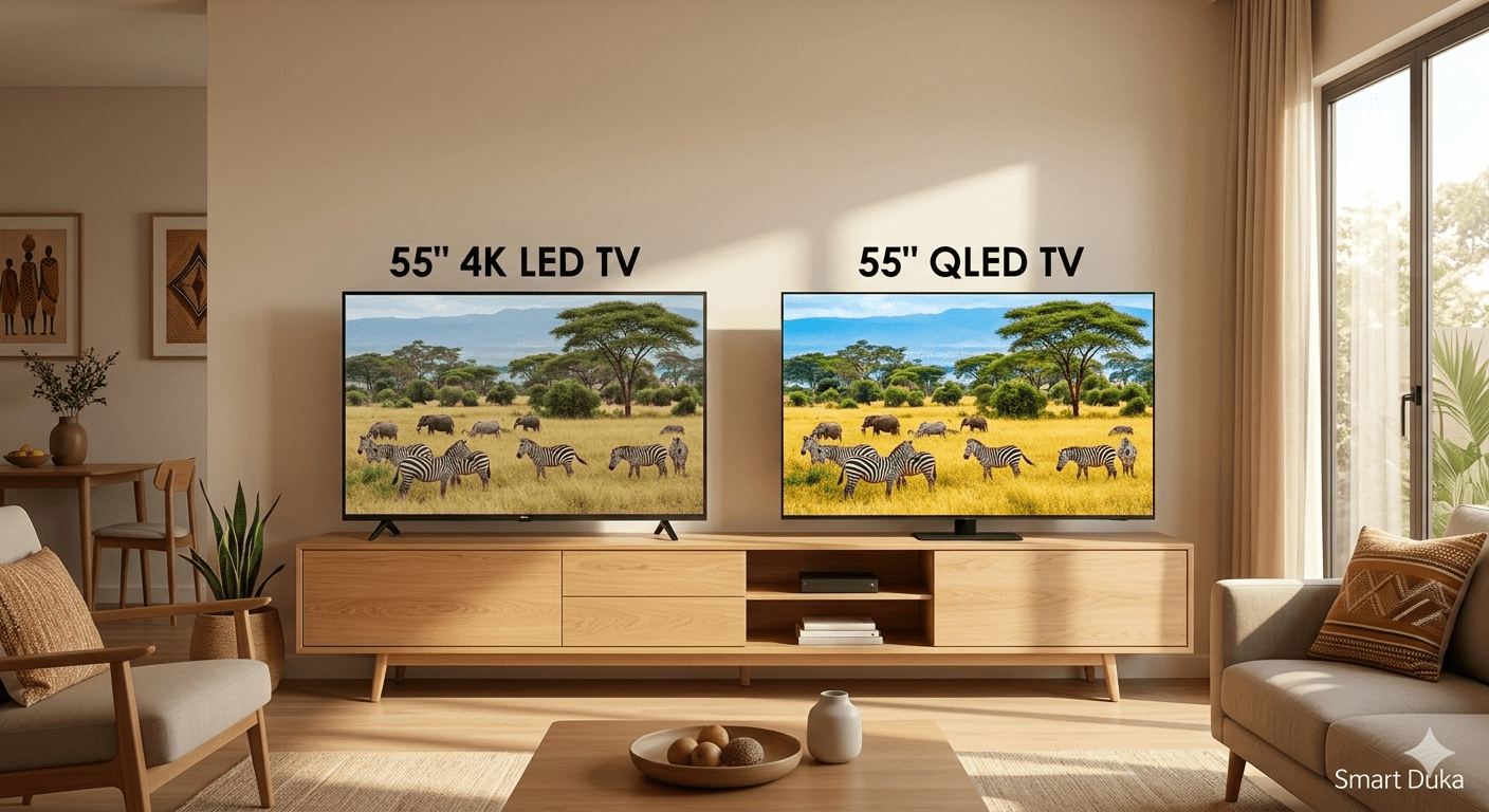 4K vs QLED TVs in Kenya — Which is Worth Buying? - Smart Duka Electronics