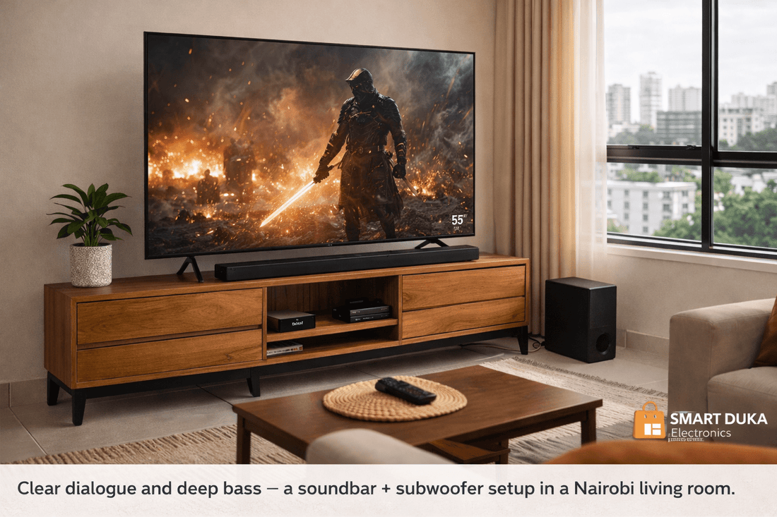 How to Choose the Right Soundbar for Your TV — Kenyan Guide - Smart Duka Electronics