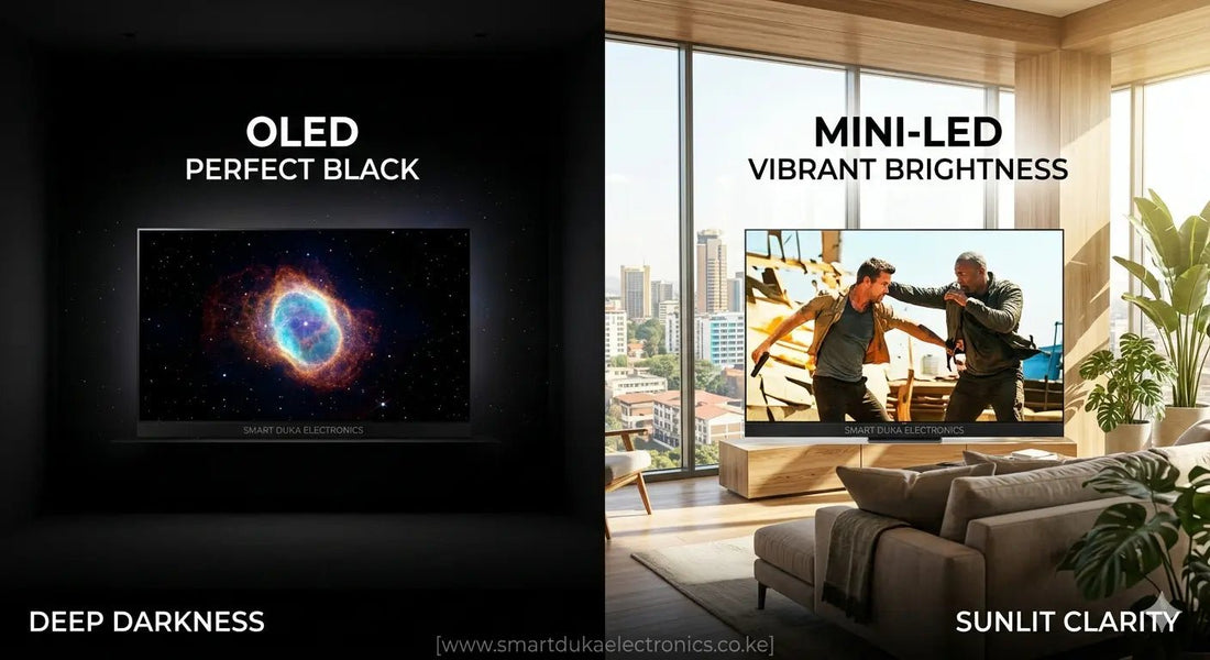 OLED vs QLED vs Mini-LED 2026: Technical Comparison | Smart Duka Electronics - Smart Duka Electronics