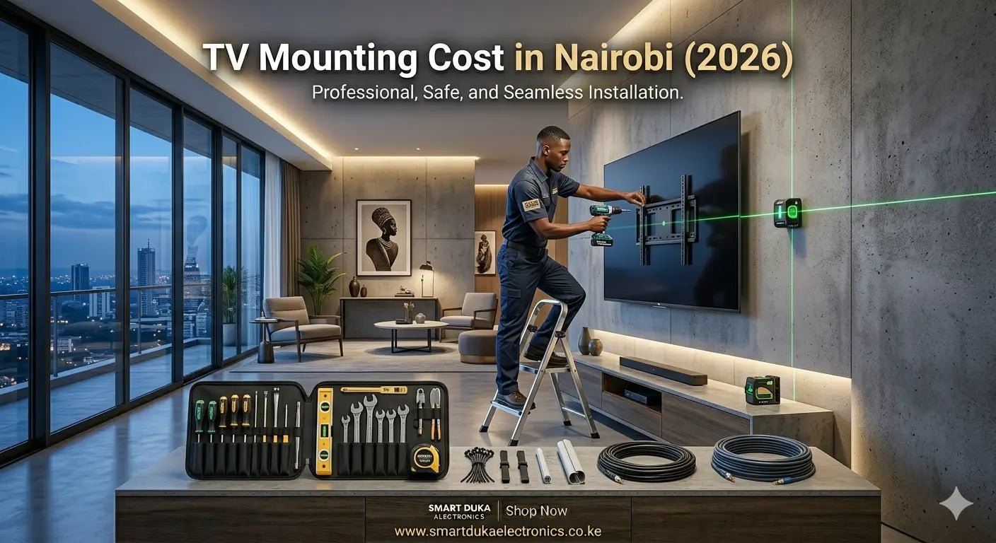 TV Mounting Cost in Nairobi (2026) – Prices & Installation Guide | Smart Duka - Smart Duka Electronics