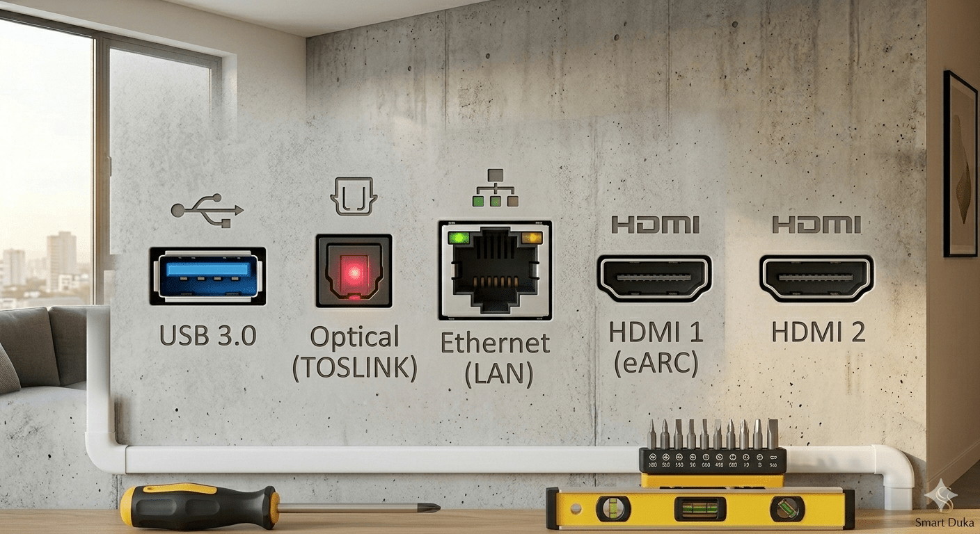 TV Ports Explained — HDMI, eARC, USB, Optical & What You Need - Smart Duka Electronics