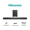 Hisense AX3120Q 3.1.2CH Soundbar Black Powerful Bass Buy in Kenya AX3120G | Smart Duka Electronics