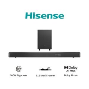 Hisense AX3120Q 3.1.2CH Soundbar Black Powerful Bass Buy in Kenya AX3120G | Smart Duka Electronics