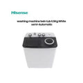 Hisense Washing Machine Twin Tub 8.5Kg White Semi-Automatic 8SE801S | Smart Duka Electronics
