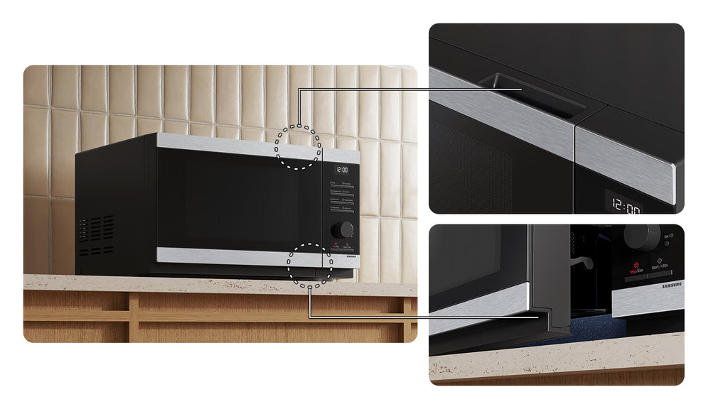 Samsung 32L Grill Microwave Oven (MG32DG4524AG) — Premium Graphite Grey
