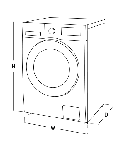 Samsung WD21T6300GV/NQ 21KG/12KG AI Wash Front Load Washer Dryer Combo