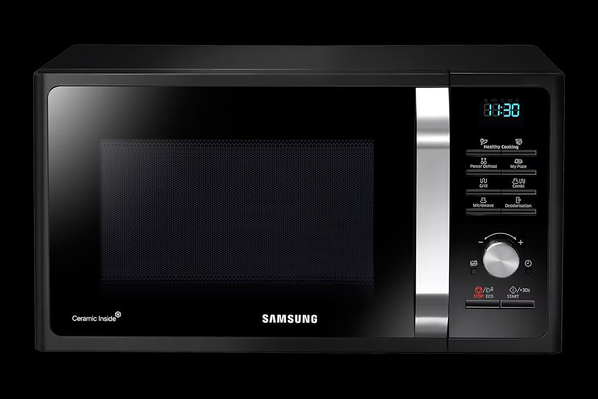 Samsung 23L Grill Microwave Oven (MG23K3575AK) — Premium Black Finish - Smart Duka Electronics